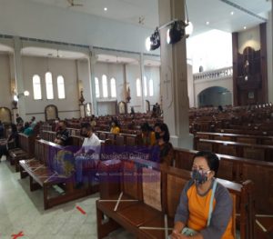 Cipta Kondisi Penanganan Covid -19 di Gereja ST Antonius