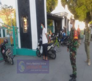 Stadion Manahan Solo Menjadi Sasaran Patroli Penerapan Adaptasi Kebiasaan Baru