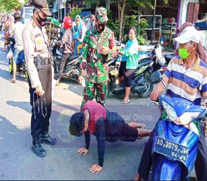 Tak Pakai Masker Warga Kena Sanksi