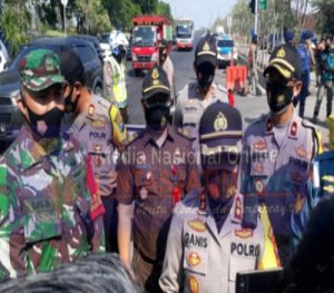 Kapolres Tanjung Perak Pimpin Operasi Yustisi & Pemberlakuan Sanksi Denda Untuk Pelanggar Protokol Kesehatan