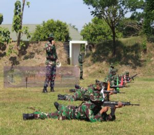 Pelihara Dan Mengasah Kemapuan Prajurit, Kodim 0728/Wonogiri Gelar Latihan Menembak