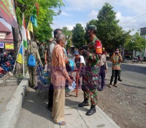 Pasar Wuryantoro Menjadi Sasaran Penegakan Hukum Protokol Kesehatan