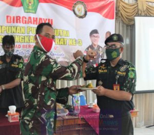 Pesan Dandim Wonogiri Melalui Pasiter Pada HUT Hipakad Ke-3 Kabupaten Wonogiri