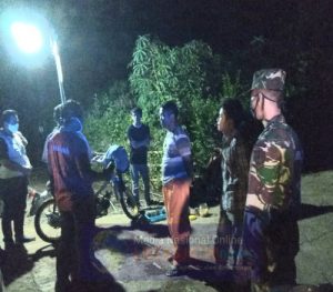 Patroli Gabungan Kecamatan Purwantoro Sasar Fasilitas Umum