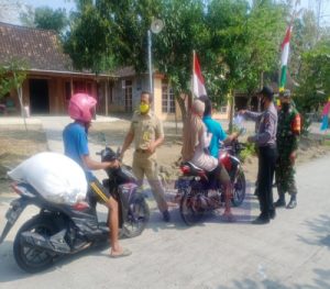 Babinsa Heran Masih Saja Ada Warga Tak Pakai Masker