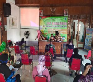 Peran Aktif Sertu Isdiyanto Dalam Rapat STBM UPT Puskesmas Setabelan TA 2020