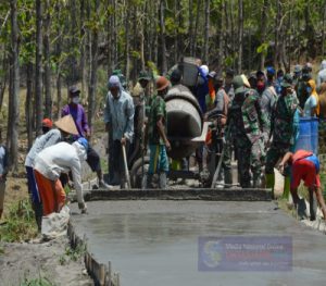 Pastikan Tanpa Kendala Dandim Boyolali Tinjau TMMD Di Desa Bolo