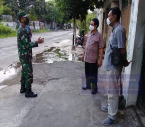 Tak Henti-hentinya Serda Sugiyanto Himbau Warganya Terkait Penanganan Covid-19