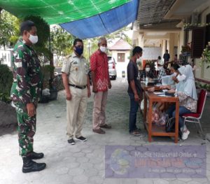 BST Turun, Serma Samsuri Terjun Langsung Laksanakan pengamanan