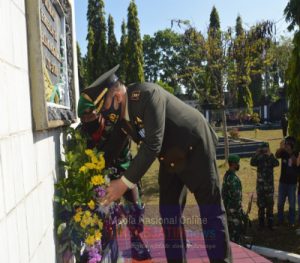 Dandim Boyolali Pimpin Ziarah Nasional HUT TNI Ke 75