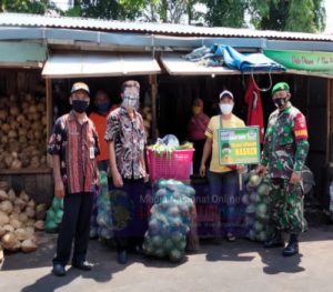 Tertipkan Protokol Kesehatan Babinsa Setabelan Laksanakan Kegiatan AKB penanganan Covid-19