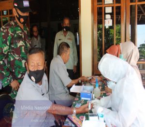 Gandeng Dinkes, Kodim 0728/Wonogiri Fasilitasi Anggota PPAD Laksanakan Rapid Test