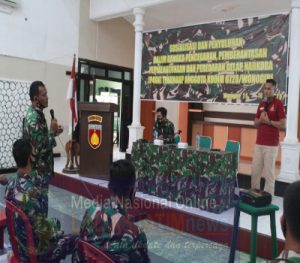 Kasatresnarkoba Polres Wonogiri Datangi Markas TNI