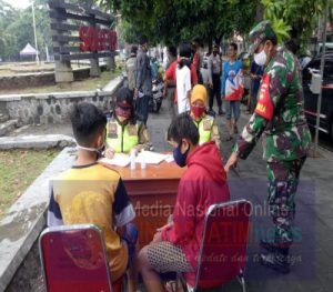 Operasi Masker di Wilayah Surakarta, Pelanggar Diberi Sanksi Oleh Petugas