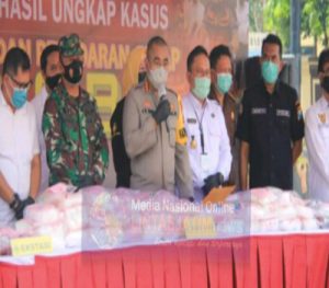 Satresnarkoba Polrestabes Surabaya Musnahkan Kiloan Sabu dan Ratusan Pil Terlarang Hasil Ungkap Kasus