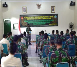 Dandim Buka Peringatan Maulid Nabi Di Tengah Pandemi