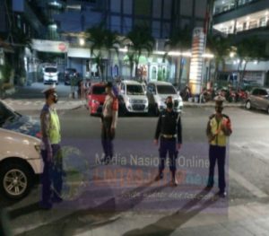 Patroli Malam Polsek Pabean Cantikan di Rumah Sakit Al Irsyad