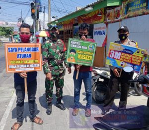 Sinergitas TNI-Polri Bersama Lurah Dalam Operasi Yustisi di Wilayah Banjarsari