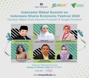 Indonesia Wakaf Summit 2020 Dorong Peran Wakaf Sebagai Perisai Krisis Ekonomi Di Tengah Pandemi