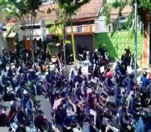 Demo Mahasiswa Gabungan Tolak Undang Undang Omnibuslaw