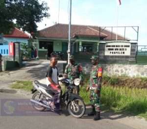 Koramil Puhpelem Gelar Gakplin Protkes, Masih Ditemukan Warga Yang Melanggar