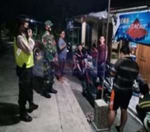 Babinsa dan Bhabinkamtibmas Ingatkan Pemuda Desa Ngaglik