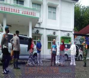 Babinsa Pantau Ketat Warganya Yang Swap Test
