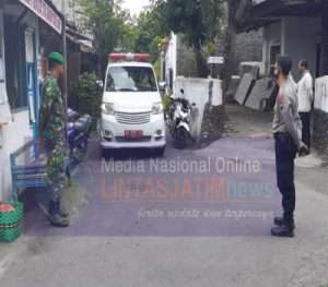 Kepedulian Danramil 03/Serengan Dalam Penjemputan Warga yang Positif Covid-19