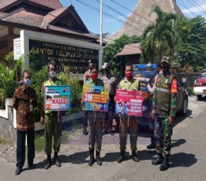 Tertibkan Prokes, Koramil 02/Banjarsari Bersinergi Dengan Kepolisian Gelar Operasi Yustisi Masker