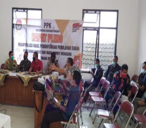 Danramil Karangtengah Hadiri Rapat Pleno PPK