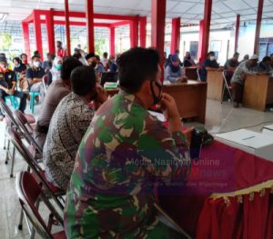 Danramil 04/Nguntoronadi Hadiri Rapat Pleno Rekapitulasi Penghitungan Suara Pilkada