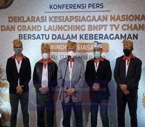 BNPT Deklarasikan Kesiapsiagaan Nasional dan Grand Launching BNPT TV Channel