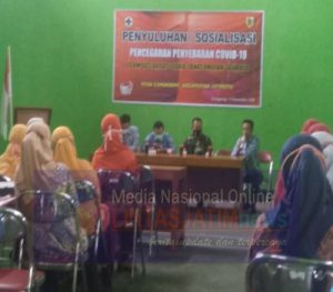 Danramil 16/Jatiroto Hadiri Sosialisasi Pencegahan Penyebaran Covid-19