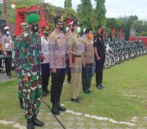 Apel Gelar Pasukan Pengamanan Hari Raya Natal Tahun 2020 Dan Tahun Baru 2021 Dihadiri Oleh Forkopimda Kabupaten Wonogiri