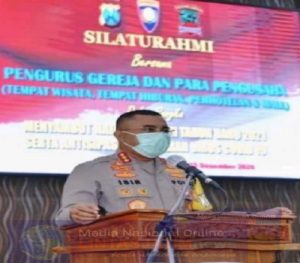 Kapolrestabes Surabaya Mengelar Silaturahmi Dengan Pengurus Gereja dan Pengusaha