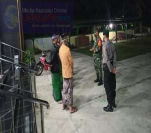 Sinergi TNI Polri Himbau Pengurus Masjid Al Ikhlas Karangnongko