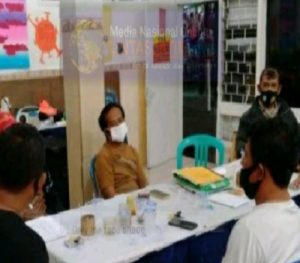 Babinkamtibmas Pabean Cantikan Kunjungi KTS, Ingatkan Penerapan Protokol Kesehatan