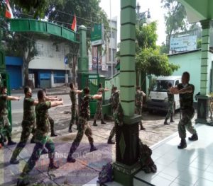 Kapten Inf Narno : Apel Pagi Sarana Menanamkan Kedisiplinan Kepada Anggota