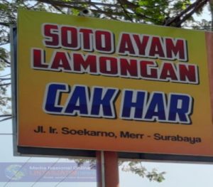 Kuliner Soto Lamongan Cak Har, tetap berusaha menerapkan Protokol Kesehatan