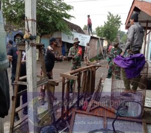 Dengan Karya Bakti Wujudkan Kemanunggalan TNI – Rakyat di Wilayah Koramil 05 Pasarkliwon Kodim 0735 Surakarta