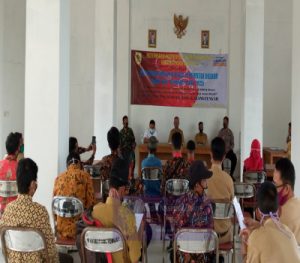 Babinsa Karangtengah Hadiri Musrenbangdes