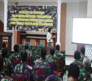 Kodim Wonogiri Gelar Sosialisasi Dan Penyuluhan Bahaya Narkoba