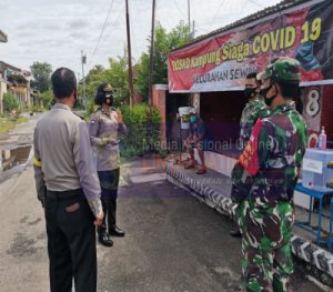 Polresta Surakarta Lakukan Pengecekan Kampung Siaga Covid 19 Kelurahan Sewu Jebres