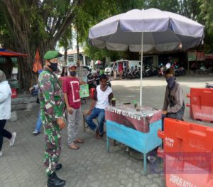 Serka Sugiyanto Himbau Pedagang Dan Pengunjung Pasar Patuhi Protkes