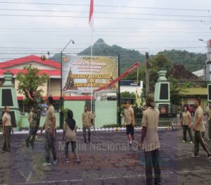 Jaga Kebugaran Dan Jalin Silaturahmi, Anggota Kodim 0728/Wonogiri Olahraga Bersama