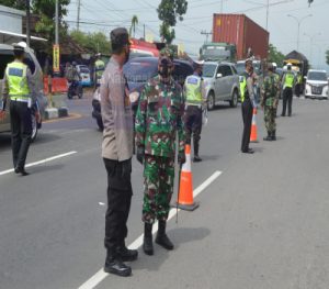 Dandim Bersama Waka Polres Boyolali Pimpin Langsung Operasi Yustisi