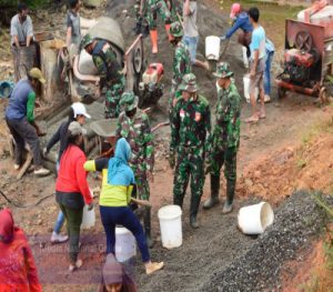 Antusias Warga Brenggolo Dalam Pra TMMD Reguler 110 Kodim 0728/Wonogiri