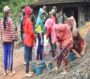 Kaum Hawa Warnai Pra TMMD Reguler 110 Kodim 0728/ Wonogiri