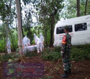 Kapten Inf Sunardi : Babinsa Harus Dampingi Pemakaman Warga Dengan Prosedur Covid-19