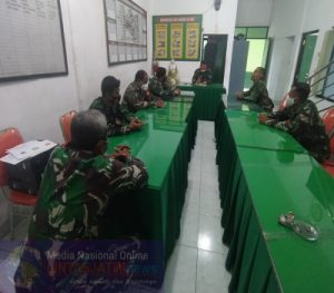 Inilah Pesan dan Himbauan Batuud Koramil 03 Serengan Saat Apel Pagi